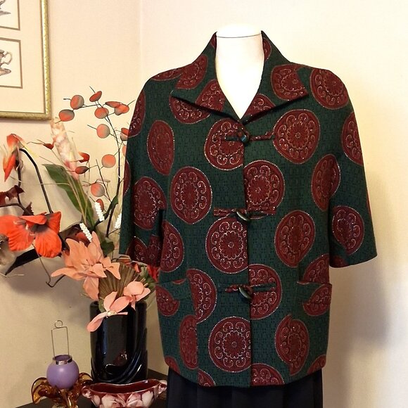 NWT Women's Multi Color Lined Blazer Jacket 3/4 Sleeve Fall Winter Jackets 10 - Picture 1 of 9